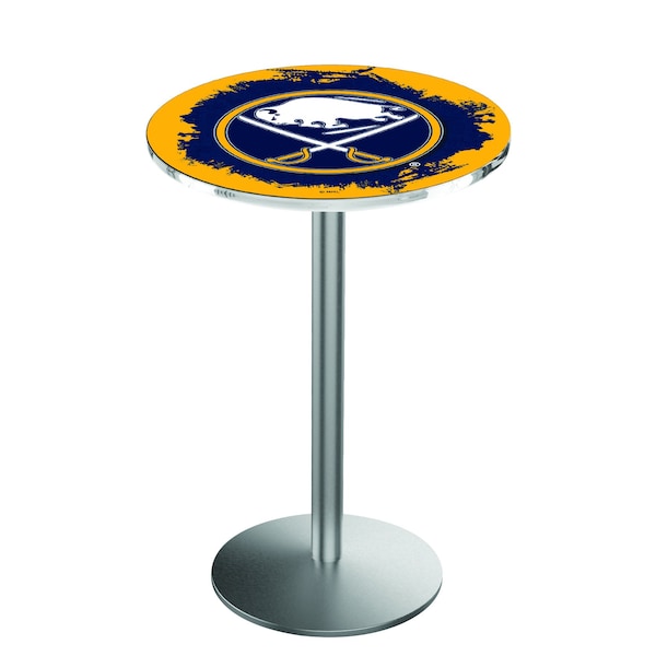 42" Stainless Steel Buffalo Sabres Pub Table